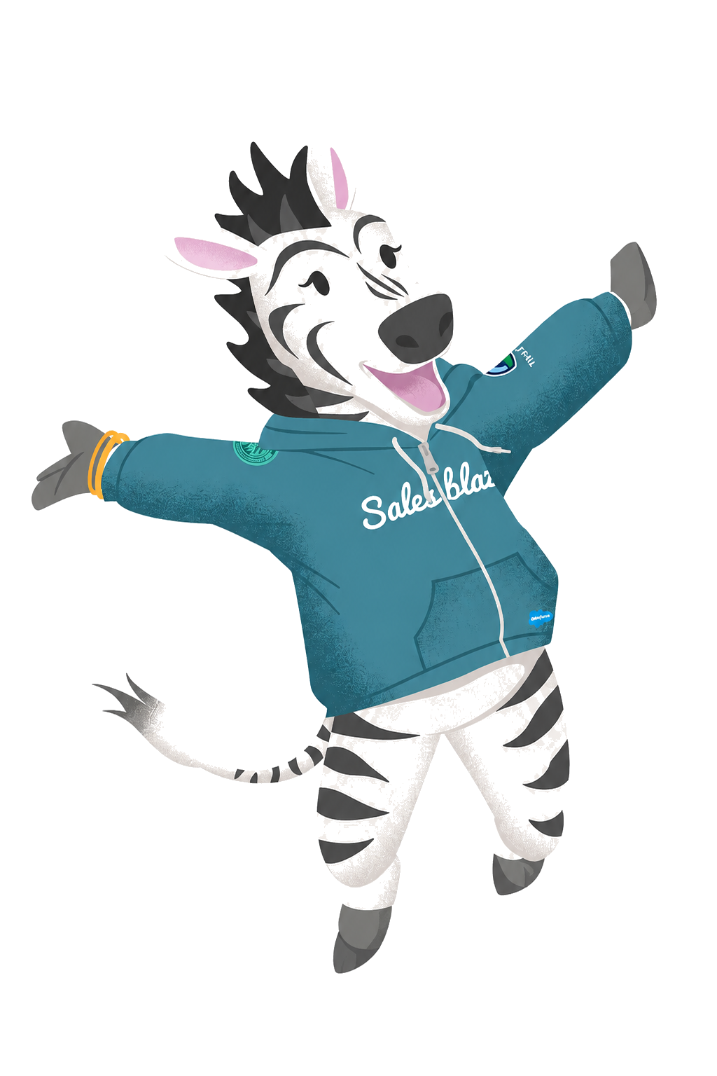 Salesforce ZigZebra mascot